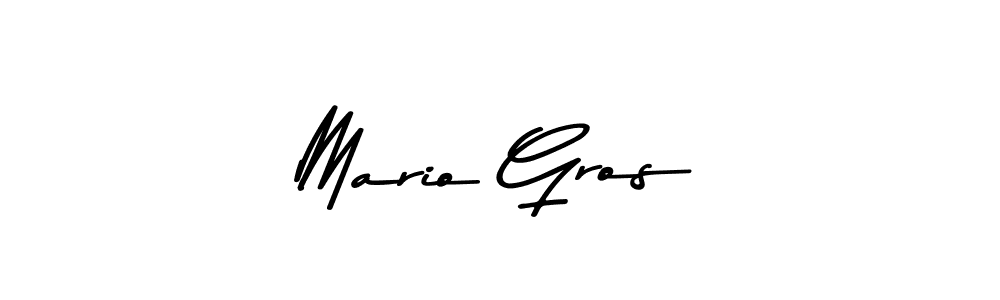 if you are searching for the best signature style for your name Mario Gros. so please give up your signature search. here we have designed multiple signature styles  using Asem Kandis PERSONAL USE. Mario Gros signature style 9 images and pictures png