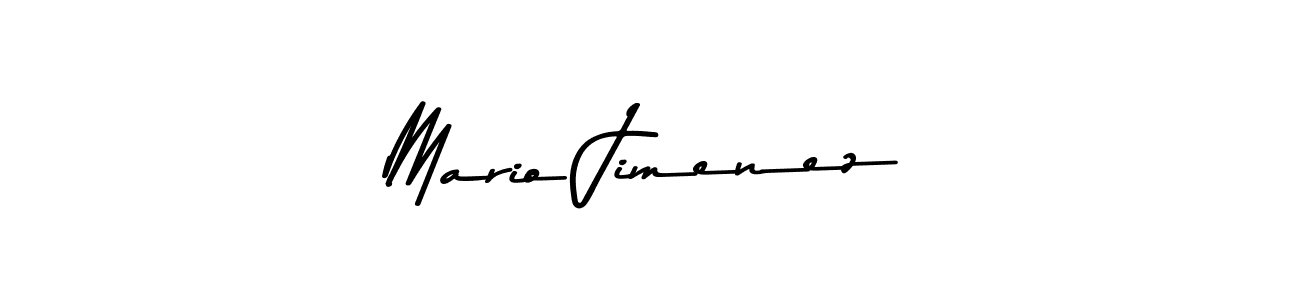 How to make Mario Jimenez name signature. Use Asem Kandis PERSONAL USE style for creating short signs online. This is the latest handwritten sign. Mario Jimenez signature style 9 images and pictures png