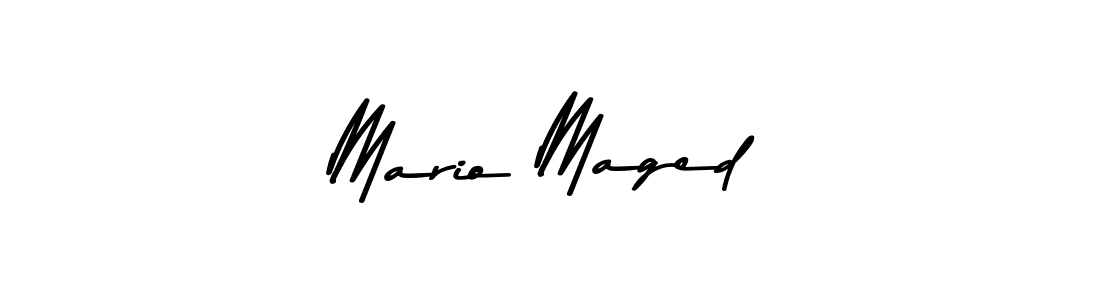 You should practise on your own different ways (Asem Kandis PERSONAL USE) to write your name (Mario Maged) in signature. don't let someone else do it for you. Mario Maged signature style 9 images and pictures png