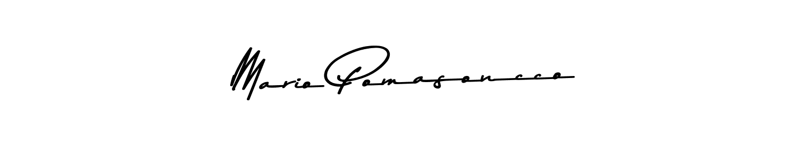 Here are the top 10 professional signature styles for the name Mario Pomasoncco. These are the best autograph styles you can use for your name. Mario Pomasoncco signature style 9 images and pictures png