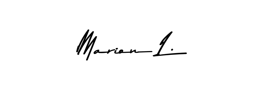 Use a signature maker to create a handwritten signature online. With this signature software, you can design (Asem Kandis PERSONAL USE) your own signature for name Marion L.. Marion L. signature style 9 images and pictures png