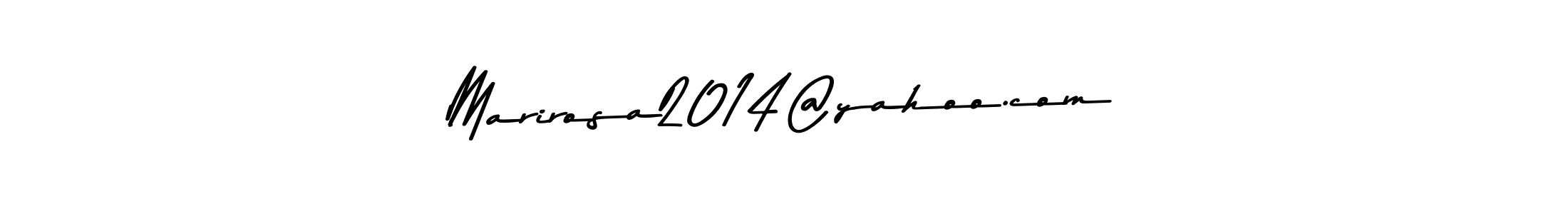 Design your own signature with our free online signature maker. With this signature software, you can create a handwritten (Asem Kandis PERSONAL USE) signature for name Marirosa2014@yahoo.com. Marirosa2014@yahoo.com signature style 9 images and pictures png