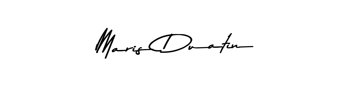 How to make Maris Duatin signature? Asem Kandis PERSONAL USE is a professional autograph style. Create handwritten signature for Maris Duatin name. Maris Duatin signature style 9 images and pictures png