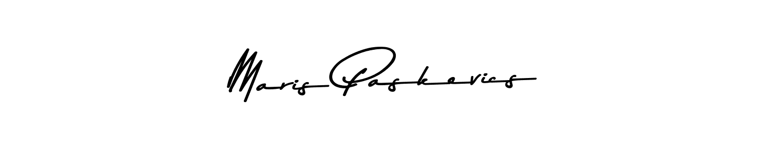Asem Kandis PERSONAL USE is a professional signature style that is perfect for those who want to add a touch of class to their signature. It is also a great choice for those who want to make their signature more unique. Get Maris Paskevics name to fancy signature for free. Maris Paskevics signature style 9 images and pictures png