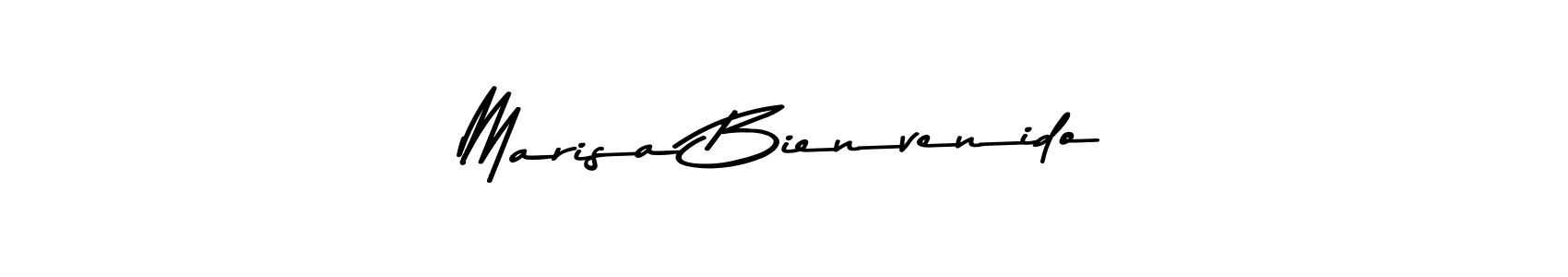 How to Draw Marisa Bienvenido signature style? Asem Kandis PERSONAL USE is a latest design signature styles for name Marisa Bienvenido. Marisa Bienvenido signature style 9 images and pictures png