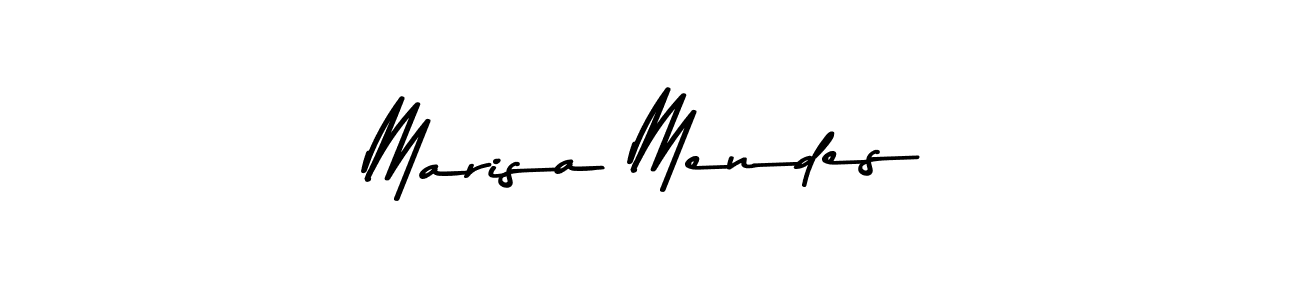 Create a beautiful signature design for name Marisa Mendes. With this signature (Asem Kandis PERSONAL USE) fonts, you can make a handwritten signature for free. Marisa Mendes signature style 9 images and pictures png