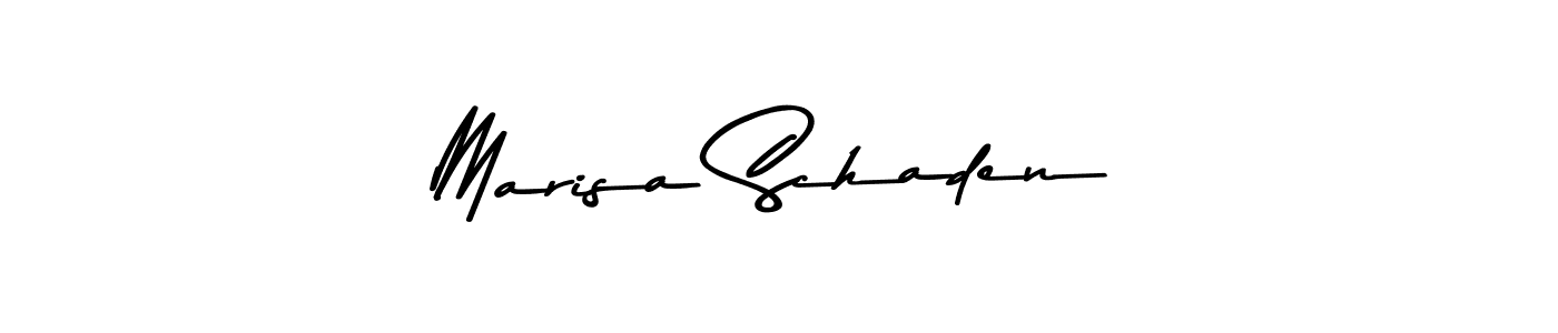 This is the best signature style for the Marisa Schaden name. Also you like these signature font (Asem Kandis PERSONAL USE). Mix name signature. Marisa Schaden signature style 9 images and pictures png