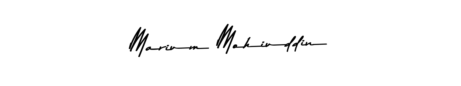 The best way (Asem Kandis PERSONAL USE) to make a short signature is to pick only two or three words in your name. The name Marium Mohiuddin include a total of six letters. For converting this name. Marium Mohiuddin signature style 9 images and pictures png