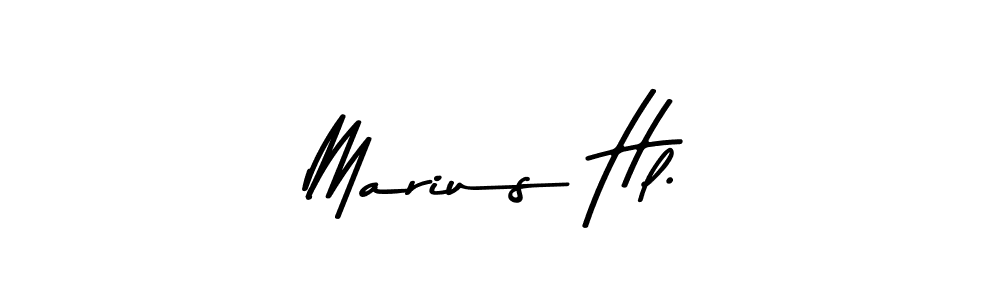 if you are searching for the best signature style for your name Marius Hl.. so please give up your signature search. here we have designed multiple signature styles  using Asem Kandis PERSONAL USE. Marius Hl. signature style 9 images and pictures png