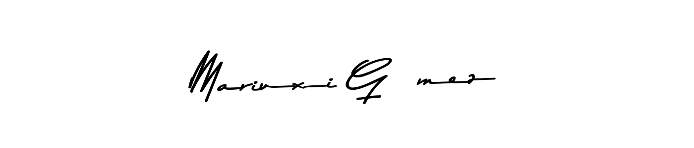 Once you've used our free online signature maker to create your best signature Asem Kandis PERSONAL USE style, it's time to enjoy all of the benefits that Mariuxi Gómez name signing documents. Mariuxi Gómez signature style 9 images and pictures png