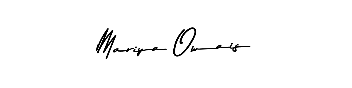 Make a beautiful signature design for name Mariya Owais. With this signature (Asem Kandis PERSONAL USE) style, you can create a handwritten signature for free. Mariya Owais signature style 9 images and pictures png