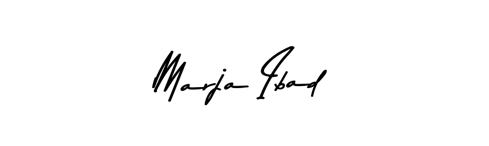 Make a beautiful signature design for name Marja Ibad. With this signature (Asem Kandis PERSONAL USE) style, you can create a handwritten signature for free. Marja Ibad signature style 9 images and pictures png
