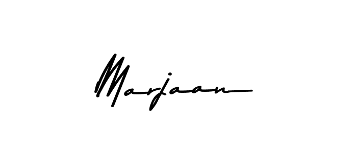 Make a beautiful signature design for name Marjaan. With this signature (Asem Kandis PERSONAL USE) style, you can create a handwritten signature for free. Marjaan signature style 9 images and pictures png