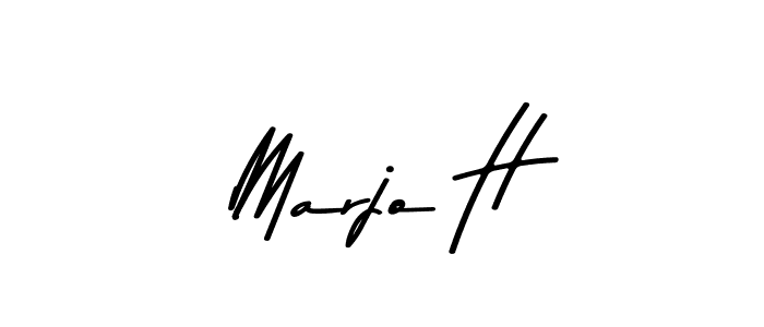 Asem Kandis PERSONAL USE is a professional signature style that is perfect for those who want to add a touch of class to their signature. It is also a great choice for those who want to make their signature more unique. Get Marjo H name to fancy signature for free. Marjo H signature style 9 images and pictures png