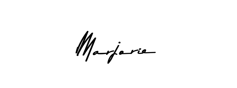 How to make Marjorie name signature. Use Asem Kandis PERSONAL USE style for creating short signs online. This is the latest handwritten sign. Marjorie signature style 9 images and pictures png