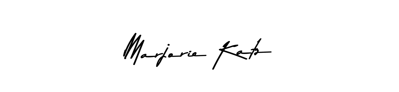 Asem Kandis PERSONAL USE is a professional signature style that is perfect for those who want to add a touch of class to their signature. It is also a great choice for those who want to make their signature more unique. Get Marjorie Katz name to fancy signature for free. Marjorie Katz signature style 9 images and pictures png