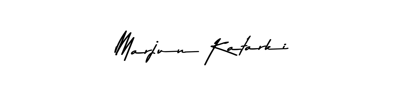 Marjun Katarki stylish signature style. Best Handwritten Sign (Asem Kandis PERSONAL USE) for my name. Handwritten Signature Collection Ideas for my name Marjun Katarki. Marjun Katarki signature style 9 images and pictures png