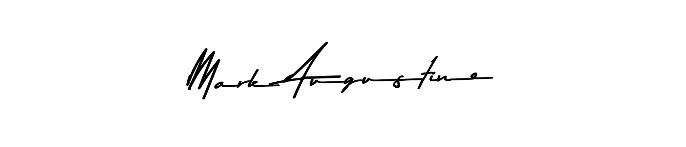 Mark Augustine stylish signature style. Best Handwritten Sign (Asem Kandis PERSONAL USE) for my name. Handwritten Signature Collection Ideas for my name Mark Augustine. Mark Augustine signature style 9 images and pictures png