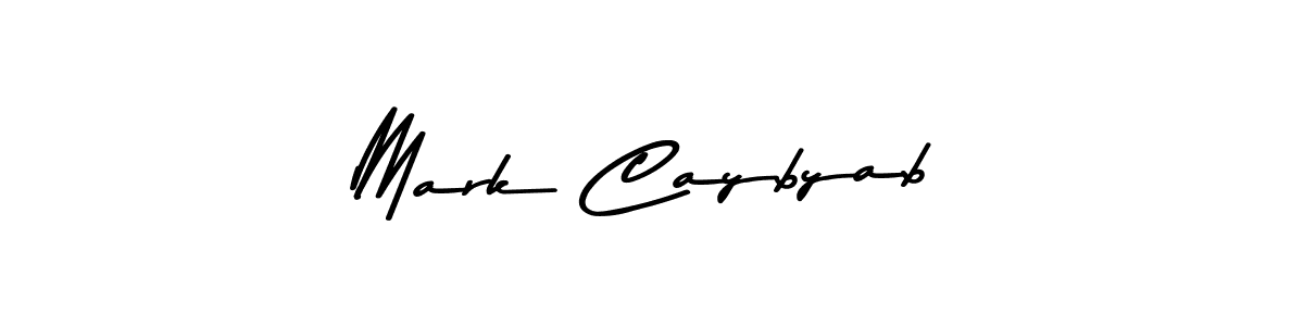 Use a signature maker to create a handwritten signature online. With this signature software, you can design (Asem Kandis PERSONAL USE) your own signature for name Mark Caybyab. Mark Caybyab signature style 9 images and pictures png