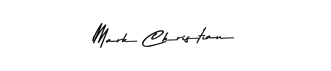 Make a beautiful signature design for name Mark Christian. With this signature (Asem Kandis PERSONAL USE) style, you can create a handwritten signature for free. Mark Christian signature style 9 images and pictures png