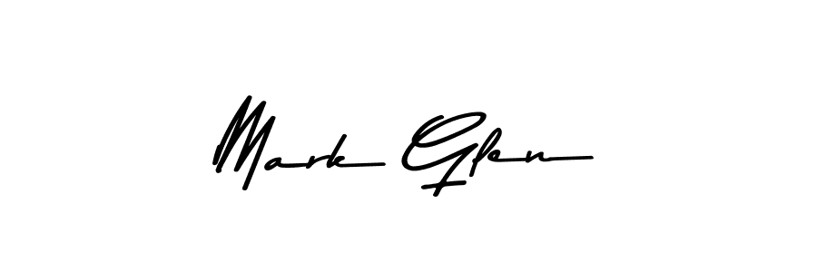 You should practise on your own different ways (Asem Kandis PERSONAL USE) to write your name (Mark Glen) in signature. don't let someone else do it for you. Mark Glen signature style 9 images and pictures png