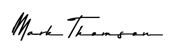 Download transparent PNG signature for name Mark Thomson styled with Asem Kandis PERSONAL USE font. Ready to paste directly into PDF and Word agreements. Mark Thomson signature style 9 images and pictures png
