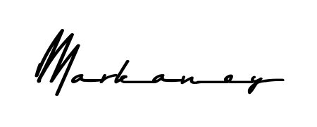 A timeless handwritten aesthetic for Markaney. The Asem Kandis PERSONAL USE font gives your signature a handcrafted feel with natural curves. Markaney signature style 9 images and pictures png