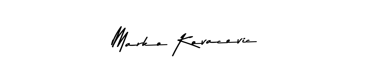 Marko Kovacevic stylish signature style. Best Handwritten Sign (Asem Kandis PERSONAL USE) for my name. Handwritten Signature Collection Ideas for my name Marko Kovacevic. Marko Kovacevic signature style 9 images and pictures png