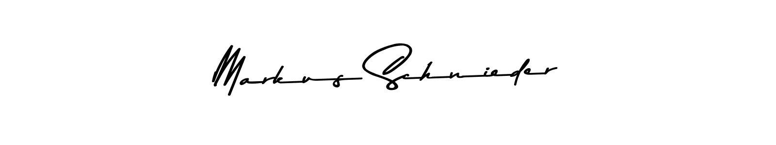 Design your own signature with our free online signature maker. With this signature software, you can create a handwritten (Asem Kandis PERSONAL USE) signature for name Markus Schnieder. Markus Schnieder signature style 9 images and pictures png