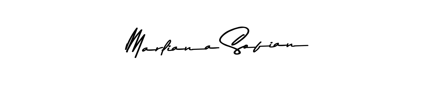 Asem Kandis PERSONAL USE is a professional signature style that is perfect for those who want to add a touch of class to their signature. It is also a great choice for those who want to make their signature more unique. Get Marliana Sofian name to fancy signature for free. Marliana Sofian signature style 9 images and pictures png