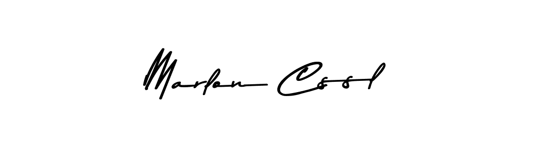 The best way (Asem Kandis PERSONAL USE) to make a short signature is to pick only two or three words in your name. The name Marlon Cssl include a total of six letters. For converting this name. Marlon Cssl signature style 9 images and pictures png