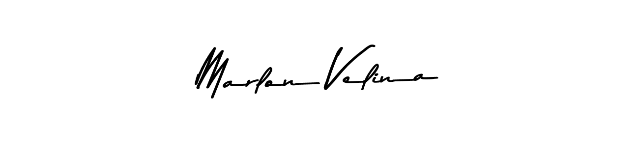 How to make Marlon Velina signature? Asem Kandis PERSONAL USE is a professional autograph style. Create handwritten signature for Marlon Velina name. Marlon Velina signature style 9 images and pictures png