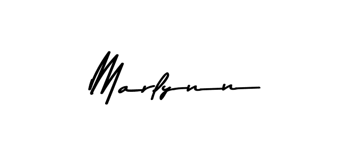 Design your own signature with our free online signature maker. With this signature software, you can create a handwritten (Asem Kandis PERSONAL USE) signature for name Marlynn. Marlynn signature style 9 images and pictures png