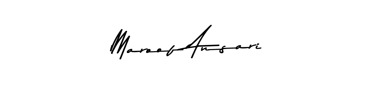 Once you've used our free online signature maker to create your best signature Asem Kandis PERSONAL USE style, it's time to enjoy all of the benefits that Maroof Ansari name signing documents. Maroof Ansari signature style 9 images and pictures png