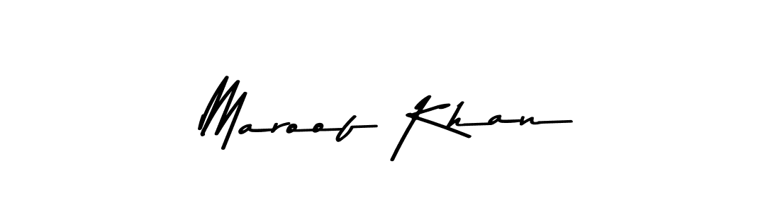 This is the best signature style for the Maroof Khan name. Also you like these signature font (Asem Kandis PERSONAL USE). Mix name signature. Maroof Khan signature style 9 images and pictures png