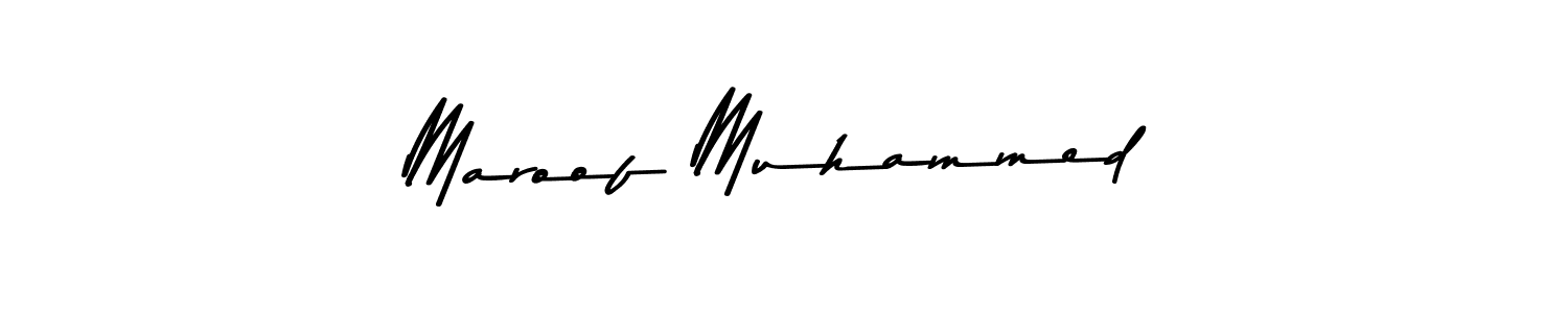 You should practise on your own different ways (Asem Kandis PERSONAL USE) to write your name (Maroof Muhammed) in signature. don't let someone else do it for you. Maroof Muhammed signature style 9 images and pictures png