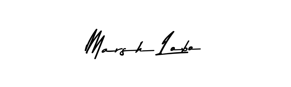 Also we have Marsh Lobo name is the best signature style. Create professional handwritten signature collection using Asem Kandis PERSONAL USE autograph style. Marsh Lobo signature style 9 images and pictures png