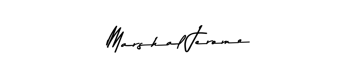 Use a signature maker to create a handwritten signature online. With this signature software, you can design (Asem Kandis PERSONAL USE) your own signature for name Marshal Jerome. Marshal Jerome signature style 9 images and pictures png