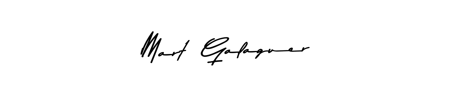 Create a beautiful signature design for name Martí Galaguer. With this signature (Asem Kandis PERSONAL USE) fonts, you can make a handwritten signature for free. Martí Galaguer signature style 9 images and pictures png