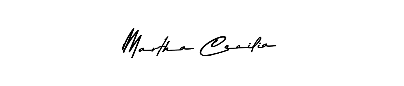 Make a beautiful signature design for name Martha Cecilia. With this signature (Asem Kandis PERSONAL USE) style, you can create a handwritten signature for free. Martha Cecilia signature style 9 images and pictures png