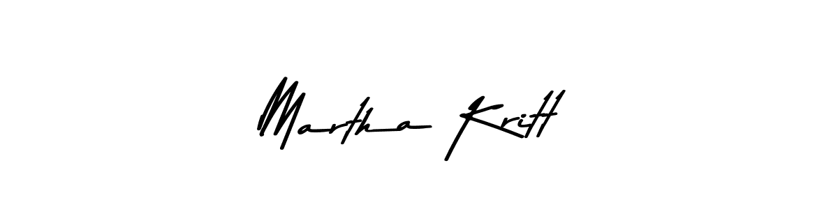 It looks lik you need a new signature style for name Martha Kritt. Design unique handwritten (Asem Kandis PERSONAL USE) signature with our free signature maker in just a few clicks. Martha Kritt signature style 9 images and pictures png