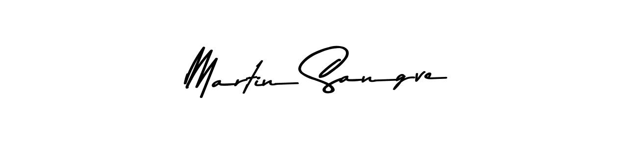 Design your own signature with our free online signature maker. With this signature software, you can create a handwritten (Asem Kandis PERSONAL USE) signature for name Martin Sangve. Martin Sangve signature style 9 images and pictures png