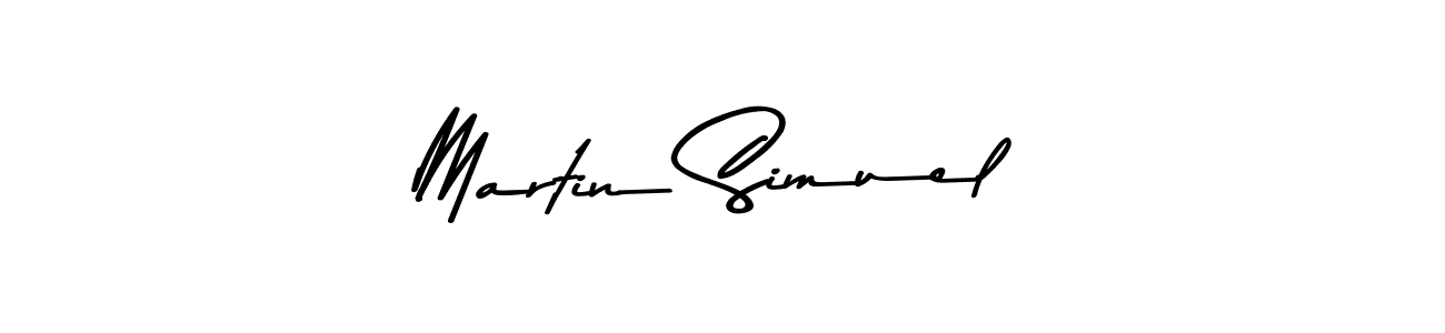 Design your own signature with our free online signature maker. With this signature software, you can create a handwritten (Asem Kandis PERSONAL USE) signature for name Martin Simuel. Martin Simuel signature style 9 images and pictures png