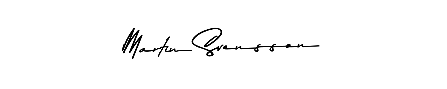 Martin Svensson stylish signature style. Best Handwritten Sign (Asem Kandis PERSONAL USE) for my name. Handwritten Signature Collection Ideas for my name Martin Svensson. Martin Svensson signature style 9 images and pictures png