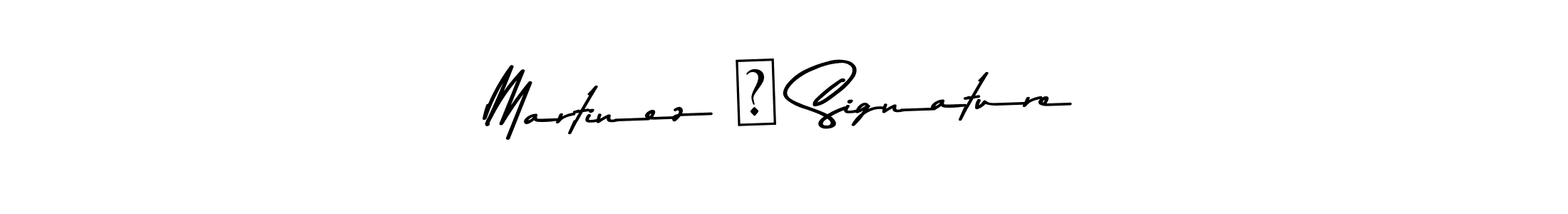 Similarly Asem Kandis PERSONAL USE is the best handwritten signature design. Signature creator online .You can use it as an online autograph creator for name Martinez ⭐ Signature. Martinez ⭐ Signature signature style 9 images and pictures png