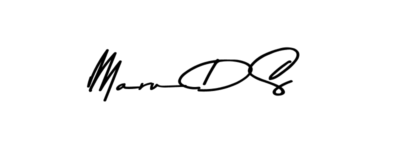 How to make Maru D S signature? Asem Kandis PERSONAL USE is a professional autograph style. Create handwritten signature for Maru D S name. Maru D S signature style 9 images and pictures png