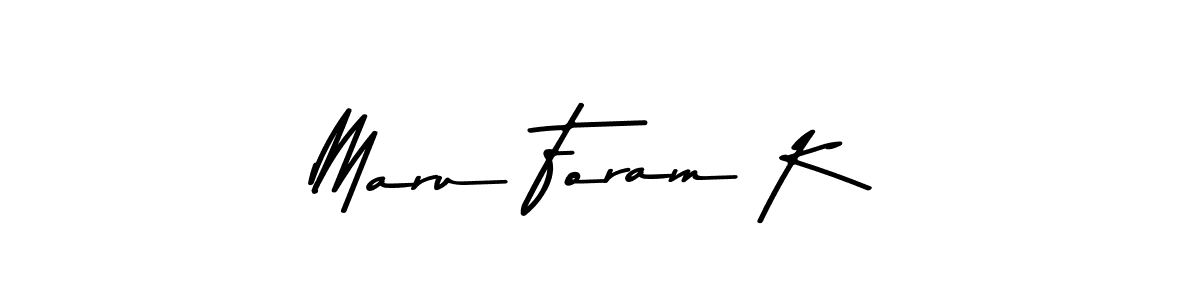 This is the best signature style for the Maru Foram K name. Also you like these signature font (Asem Kandis PERSONAL USE). Mix name signature. Maru Foram K signature style 9 images and pictures png