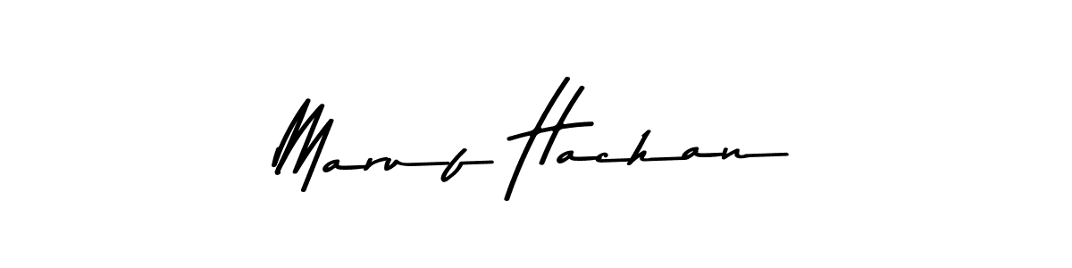 Similarly Asem Kandis PERSONAL USE is the best handwritten signature design. Signature creator online .You can use it as an online autograph creator for name Maruf Hachan. Maruf Hachan signature style 9 images and pictures png
