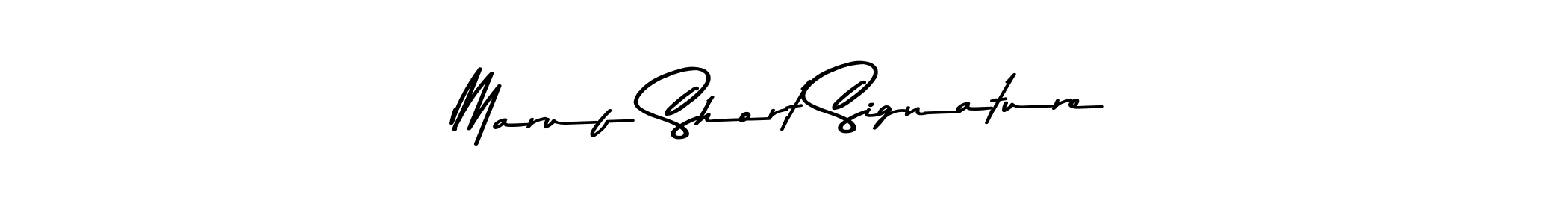 How to Draw Maruf Short Signature signature style? Asem Kandis PERSONAL USE is a latest design signature styles for name Maruf Short Signature. Maruf Short Signature signature style 9 images and pictures png