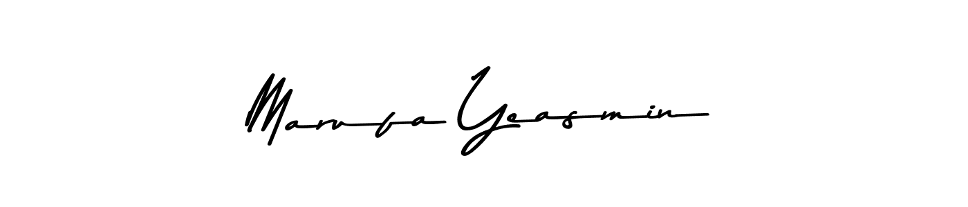 Also You can easily find your signature by using the search form. We will create Marufa Yeasmin name handwritten signature images for you free of cost using Asem Kandis PERSONAL USE sign style. Marufa Yeasmin signature style 9 images and pictures png